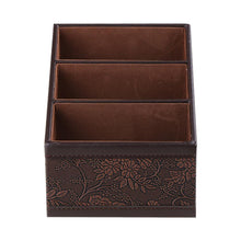 Load image into Gallery viewer, Leather Remote Control Organizer
