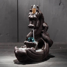 Load image into Gallery viewer, Crystal Dragon Incense Burner