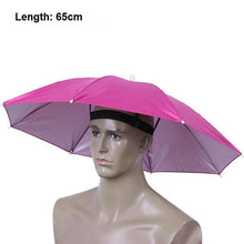 Load image into Gallery viewer, Hands-Free Umbrella Hat
