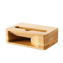 Load image into Gallery viewer, Natural Bamboo Echo Speaker
