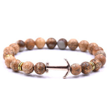 Load image into Gallery viewer, Anchored Stone Bracelet
