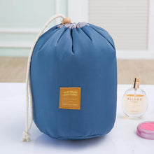Load image into Gallery viewer, Drawstring Barrel Cosmetic Bag
